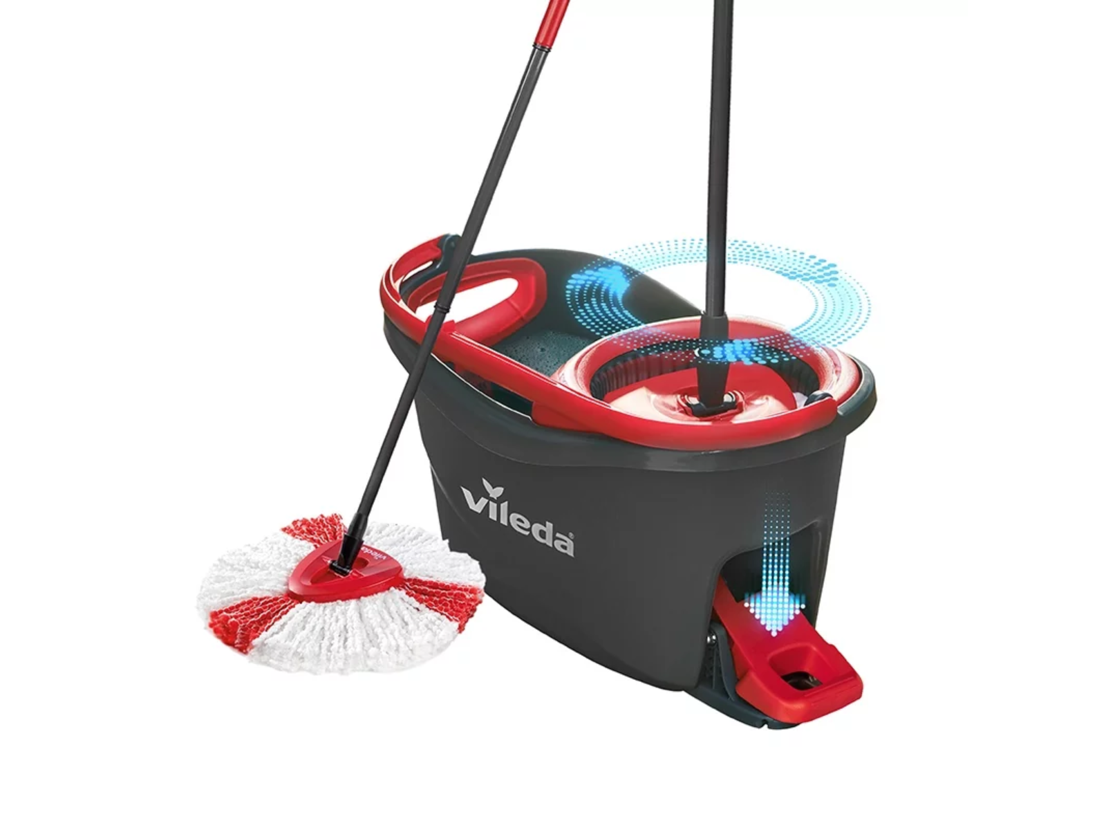 BOX Vileda Mop obrotowy TURBO Easy Wring & Clean 163422